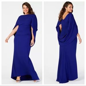 Plus Size Capelet Gown